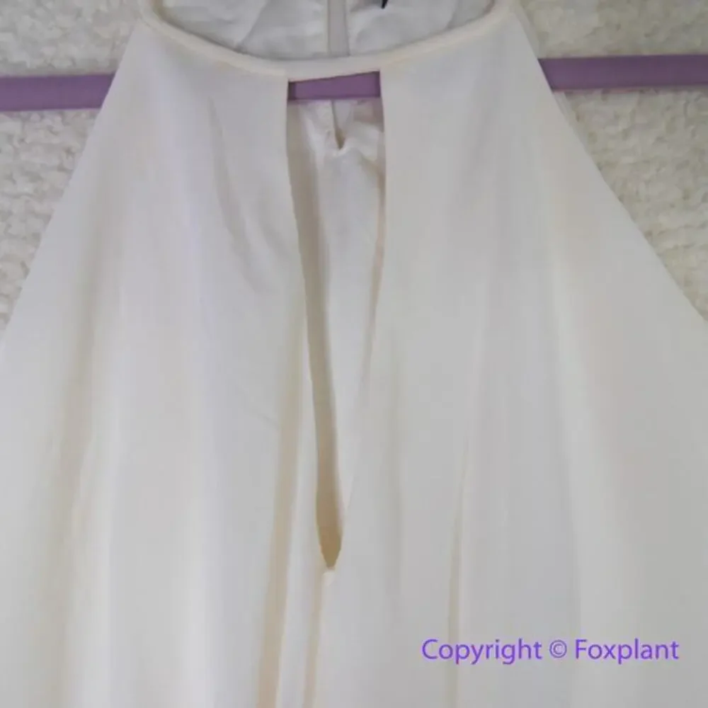 New! GUESS by Marciano‎ Women's Charlie Keyhole Dress white, size XS